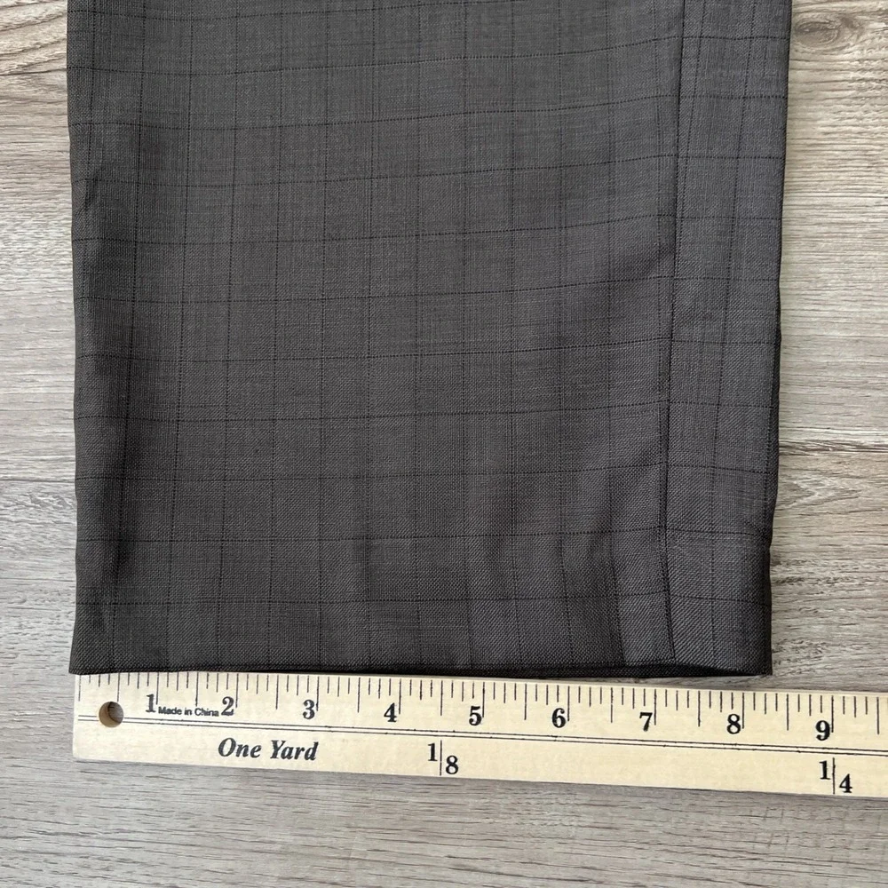 NWT Lauren Ralph Lauren Dress Pants Mens 42x32 Charcoal Gray 100% Wool